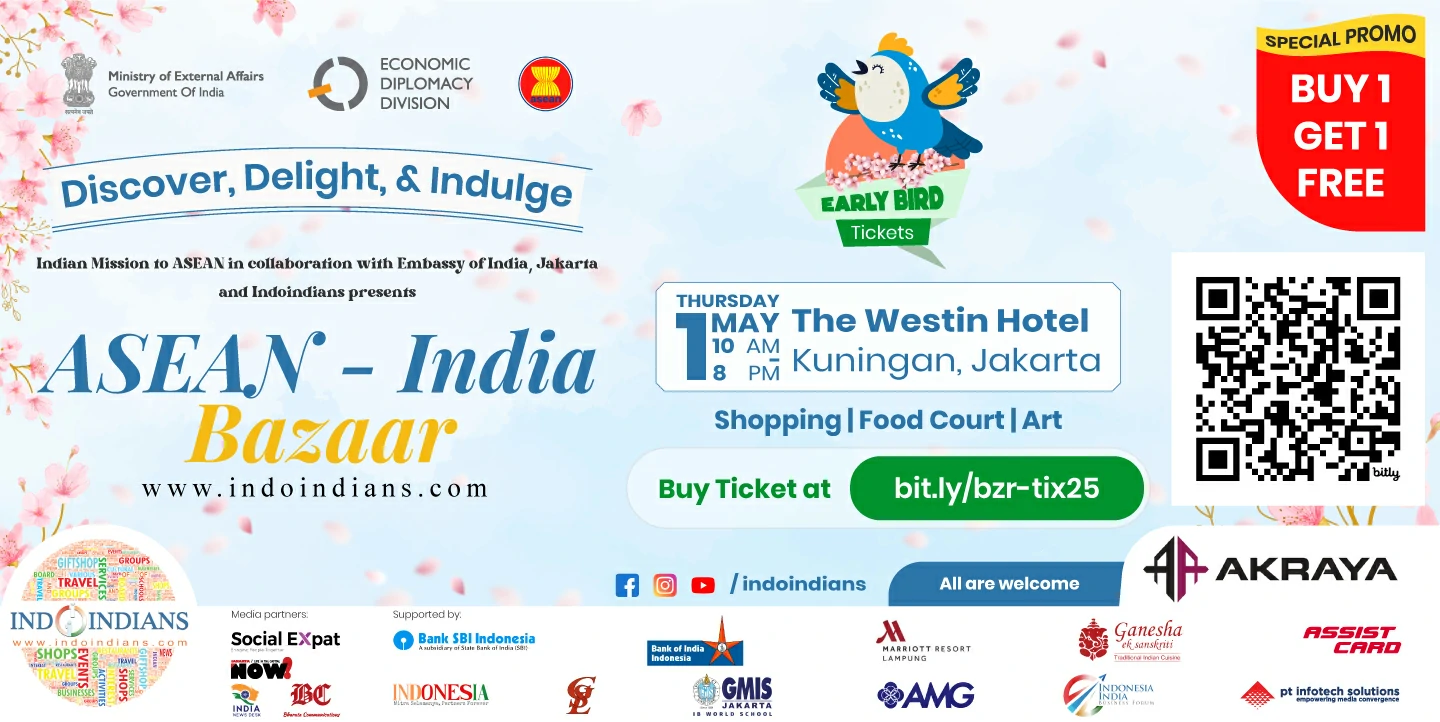 Early Bird Ticket Indoindians Spring Bazaar 1 May 2025