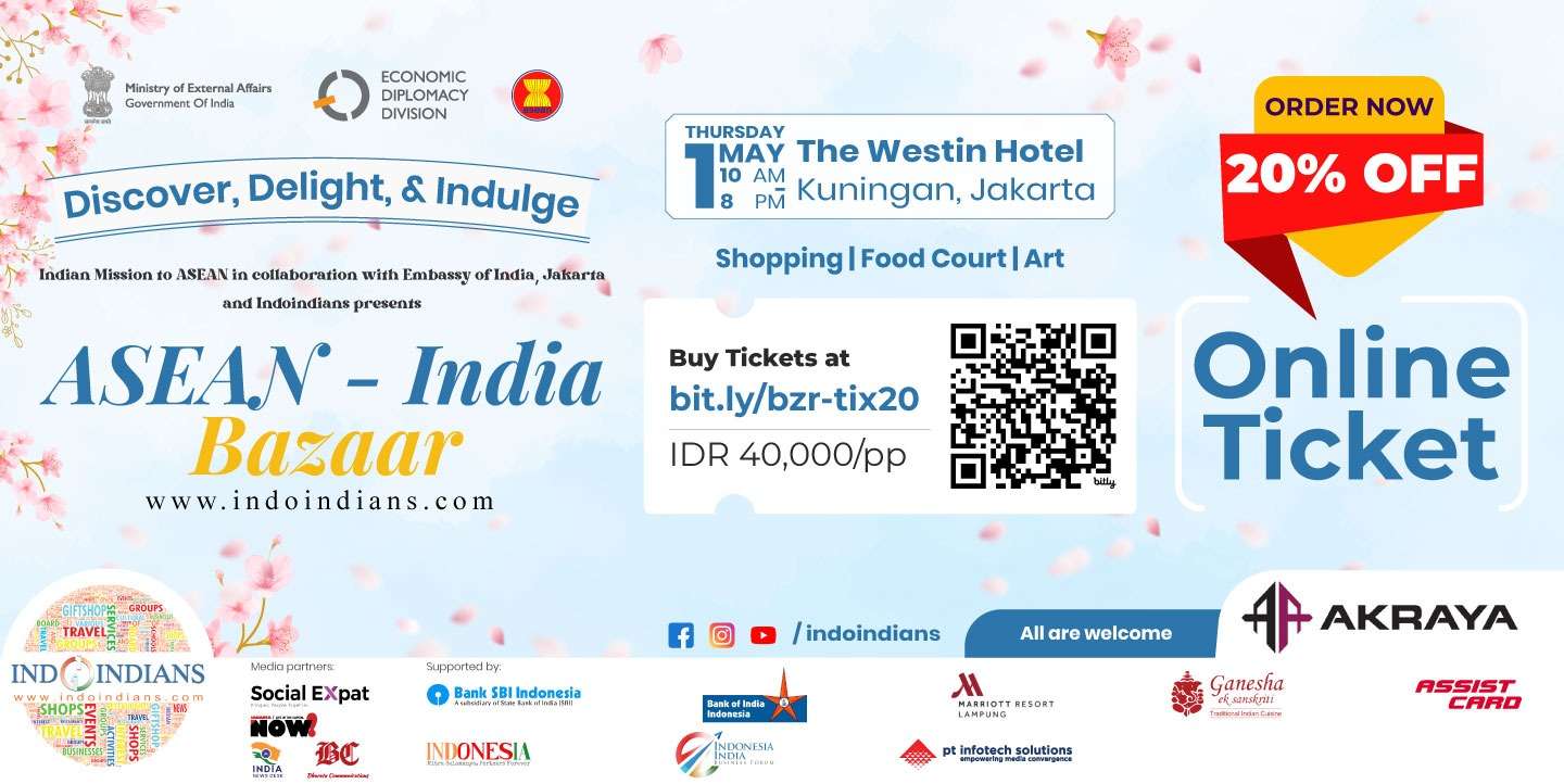 Online Ticket Indoindian Spring Bazaar 1 May 2025